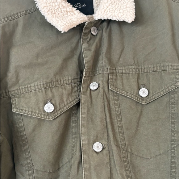 Rails Men’s McKinley Olive Jacket Sherpa Lined Size M - Picture 5 of 6